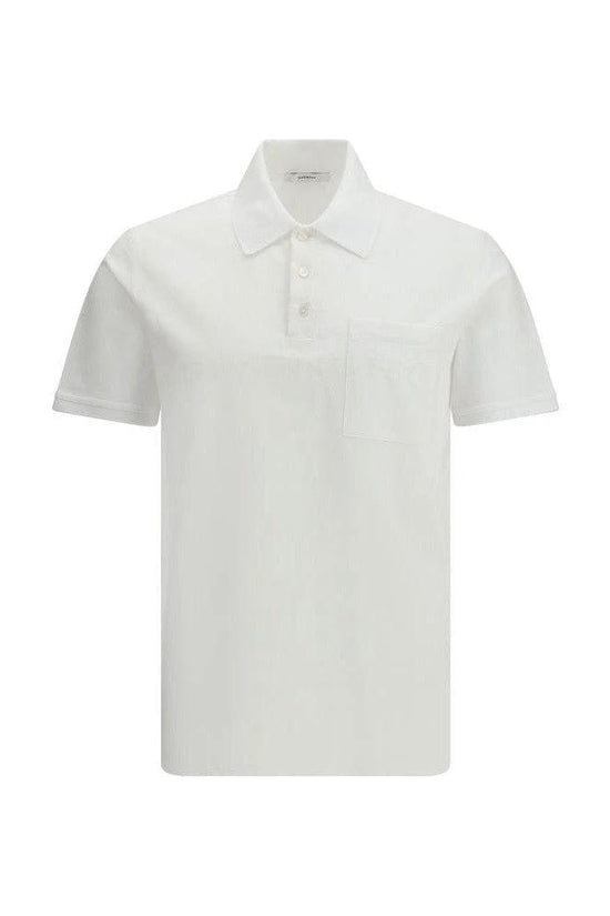 Givenchy Crest Polo Shirt Cotton Piqué Weiß | ELORÉ by Givenchy