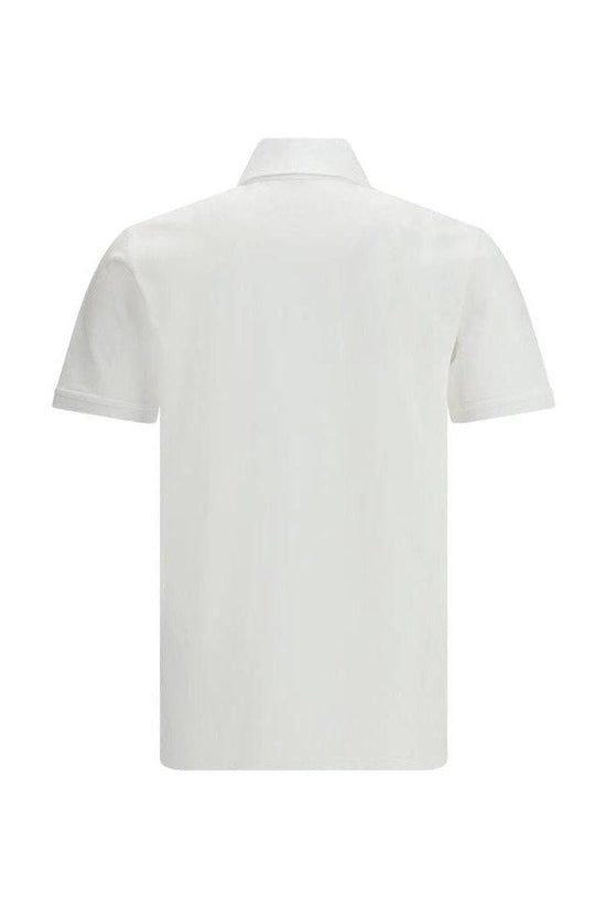 Givenchy Crest Polo Shirt Cotton Piqué Weiß | ELORÉ by Givenchy