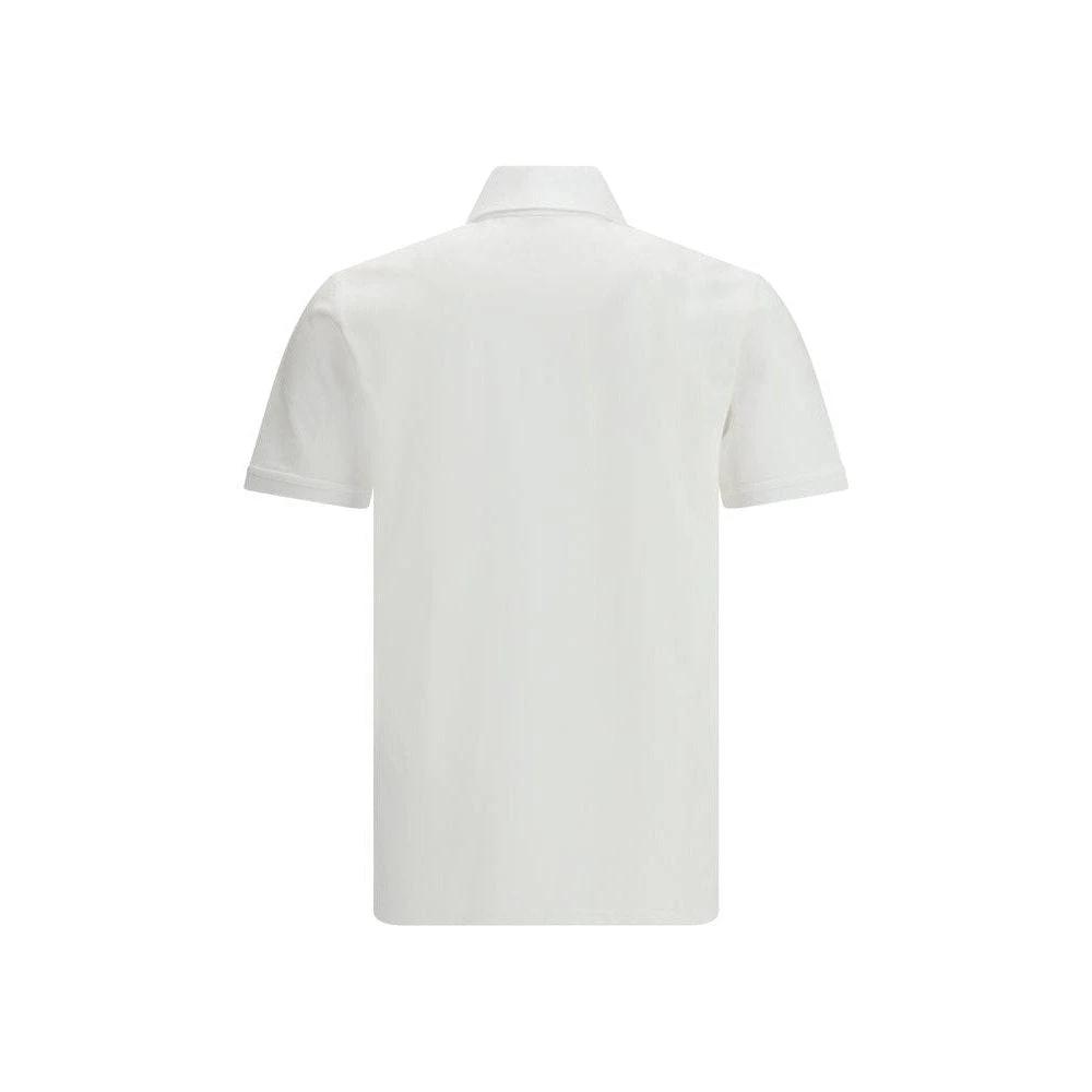 Givenchy Crest Polo Shirt Cotton Piqué Weiß | ELORÉ by Givenchy