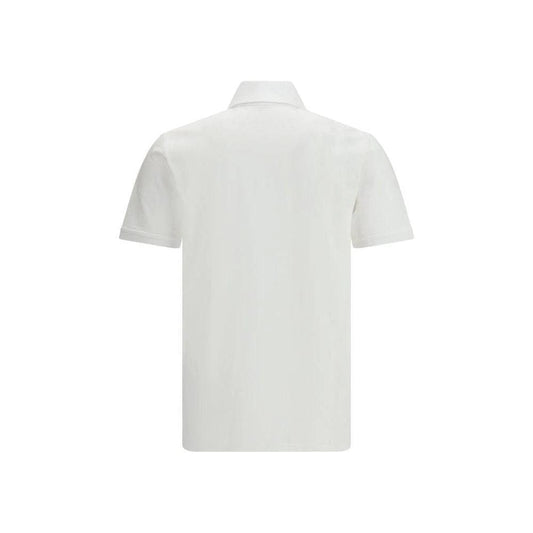 Givenchy Crest Polo Shirt Cotton Piqué Weiß | ELORÉ by Givenchy
