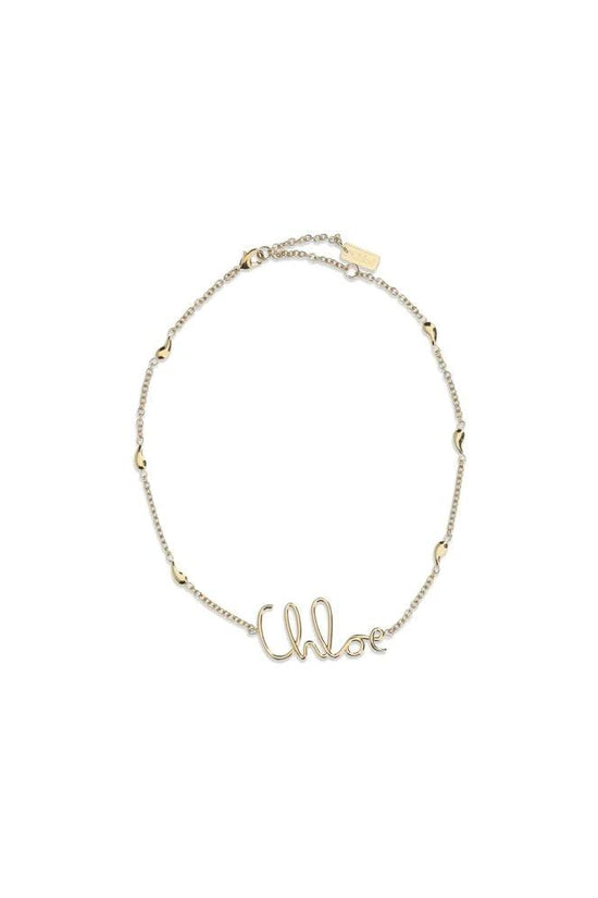 Chloé Halskette aus Goldfarbenem Messing by Chloé
