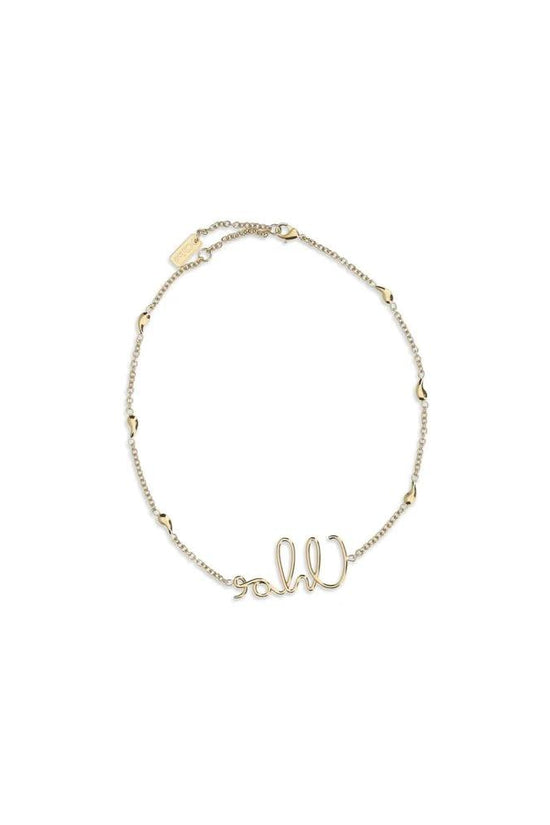Chloé Halskette aus Goldfarbenem Messing by Chloé