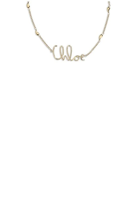 Chloé Halskette aus Goldfarbenem Messing by Chloé