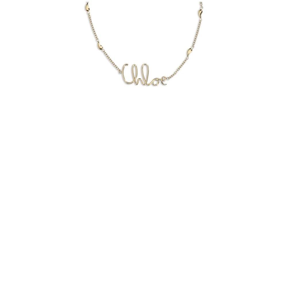 Chloé Halskette aus Goldfarbenem Messing by Chloé
