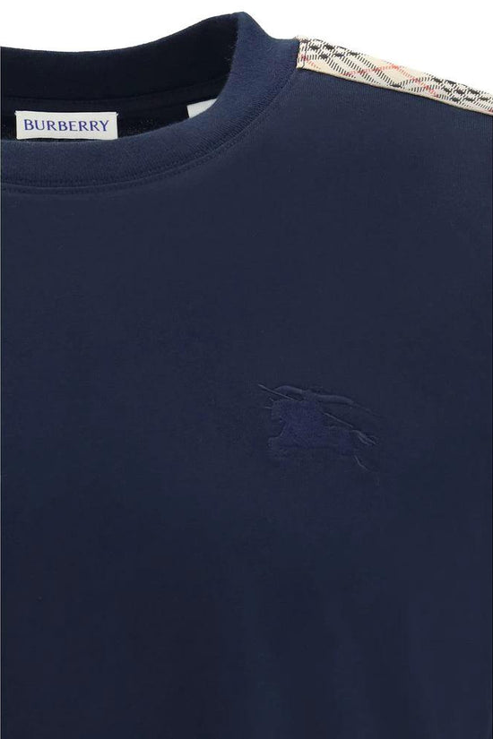 Burberry Blaues Baumwoll-T-Shirt by Burberry