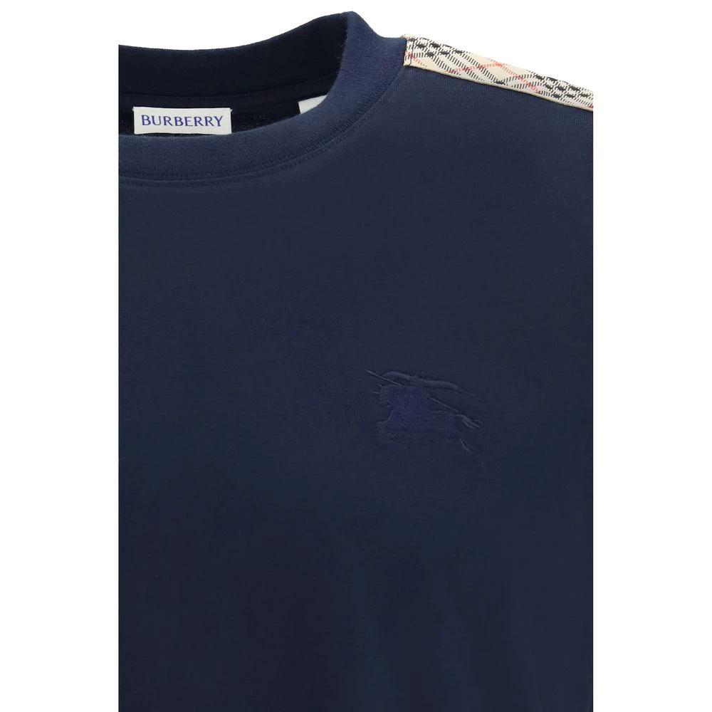 Burberry Blaues Baumwoll-T-Shirt by Burberry