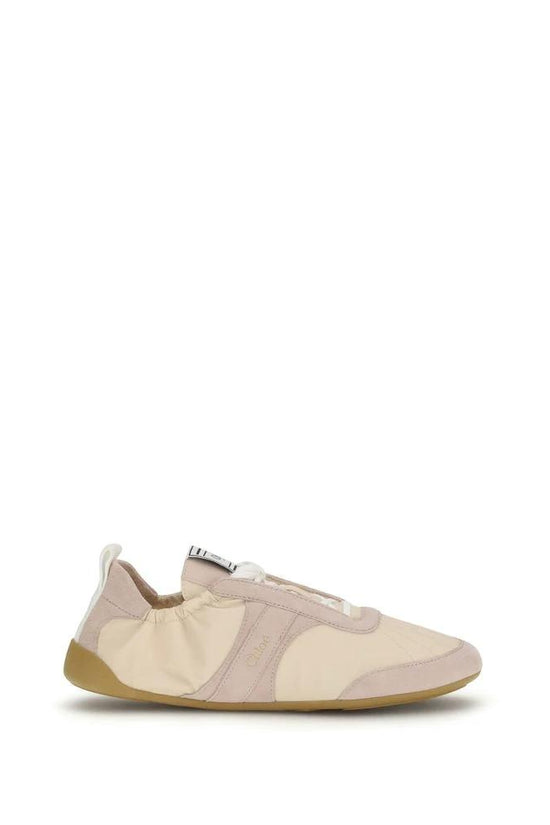 Chloé Beigefarbene Sportschuhe aus Nylon by Chloé