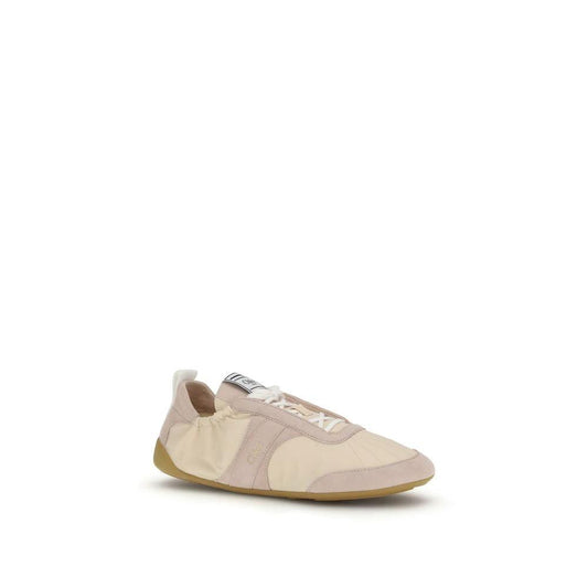 Chloé Beigefarbene Sportschuhe aus Nylon by Chloé