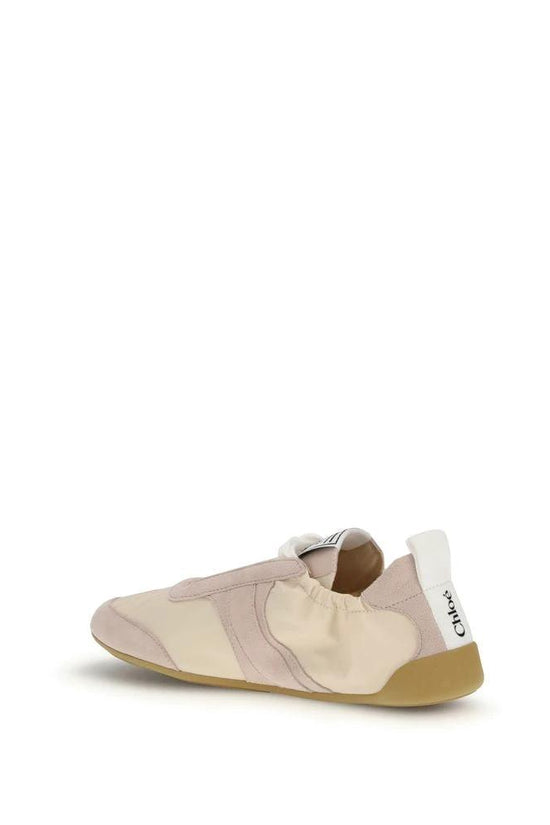 Chloé Beigefarbene Sportschuhe aus Nylon by Chloé