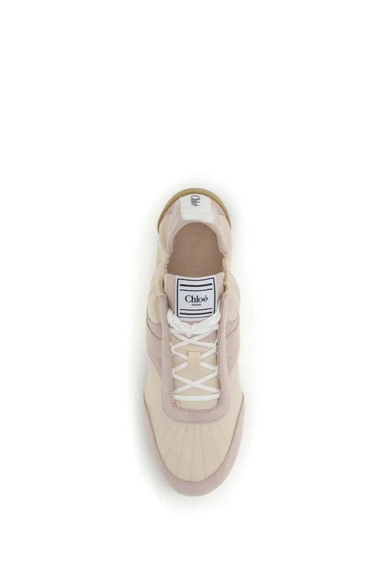 Chloé Beigefarbene Sportschuhe aus Nylon by Chloé