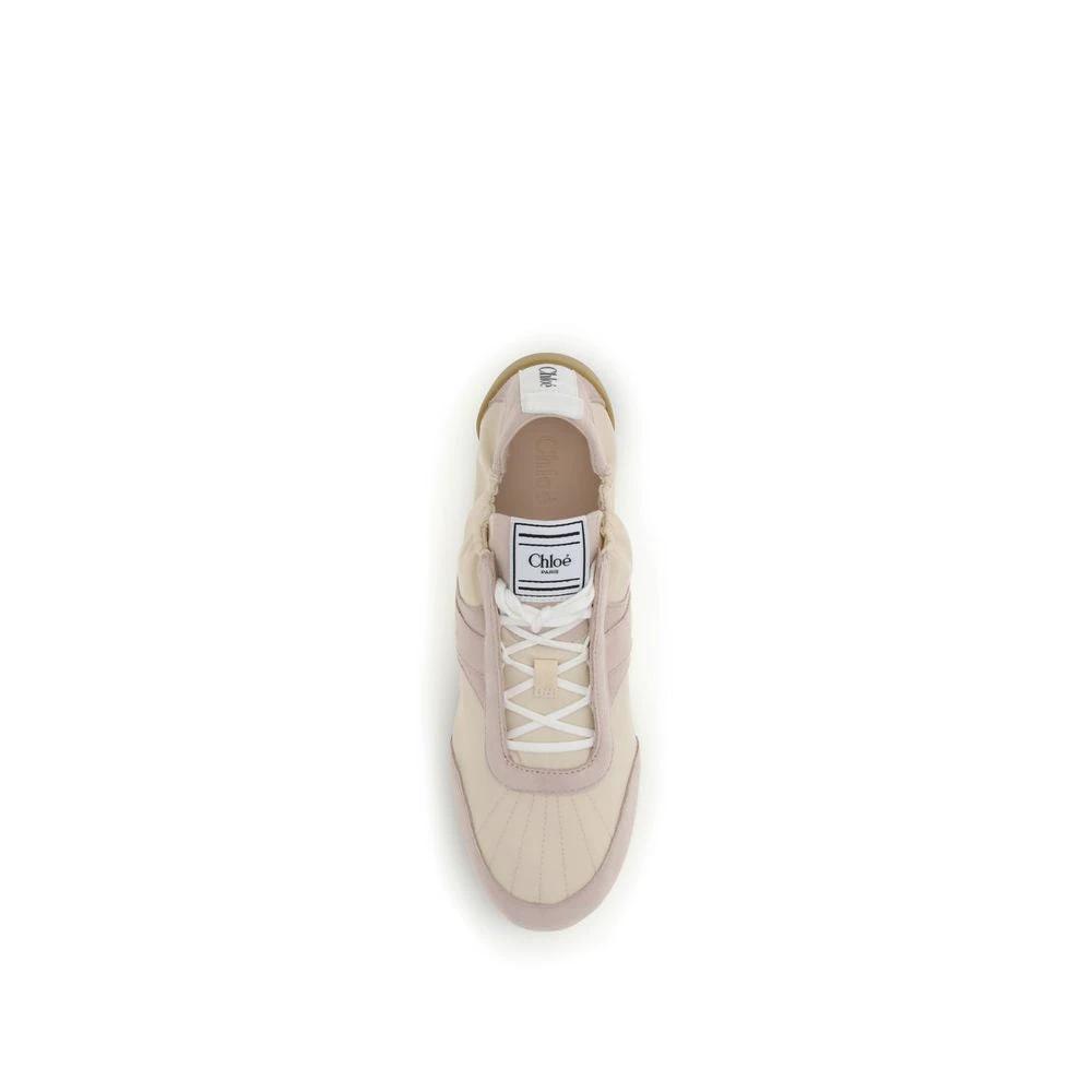 Chloé Beigefarbene Sportschuhe aus Nylon by Chloé
