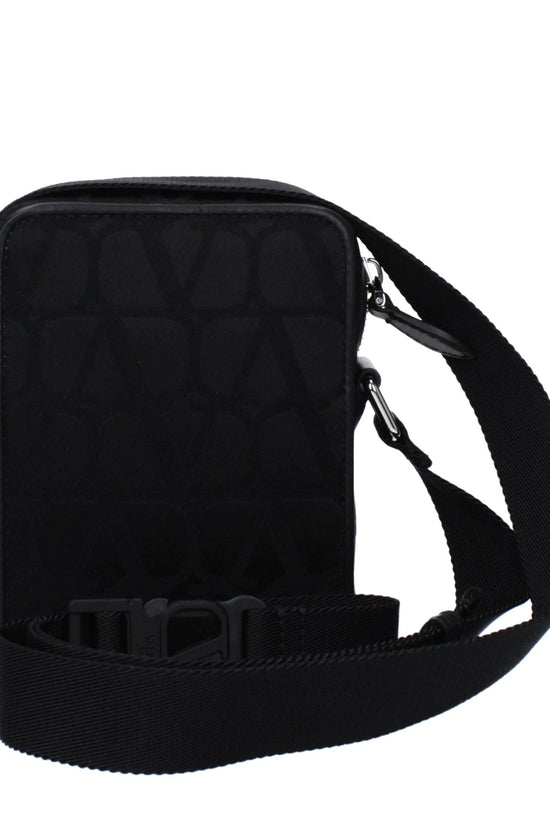 Valentino Garavani Schwarze Umhängetasche aus Stoff by Valentino Garavani