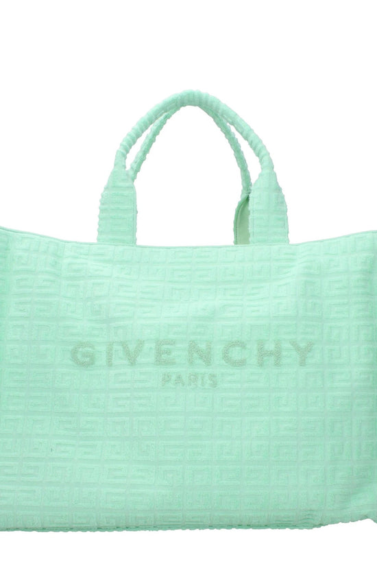 Givenchy Grüne Stoffhandtasche by Givenchy