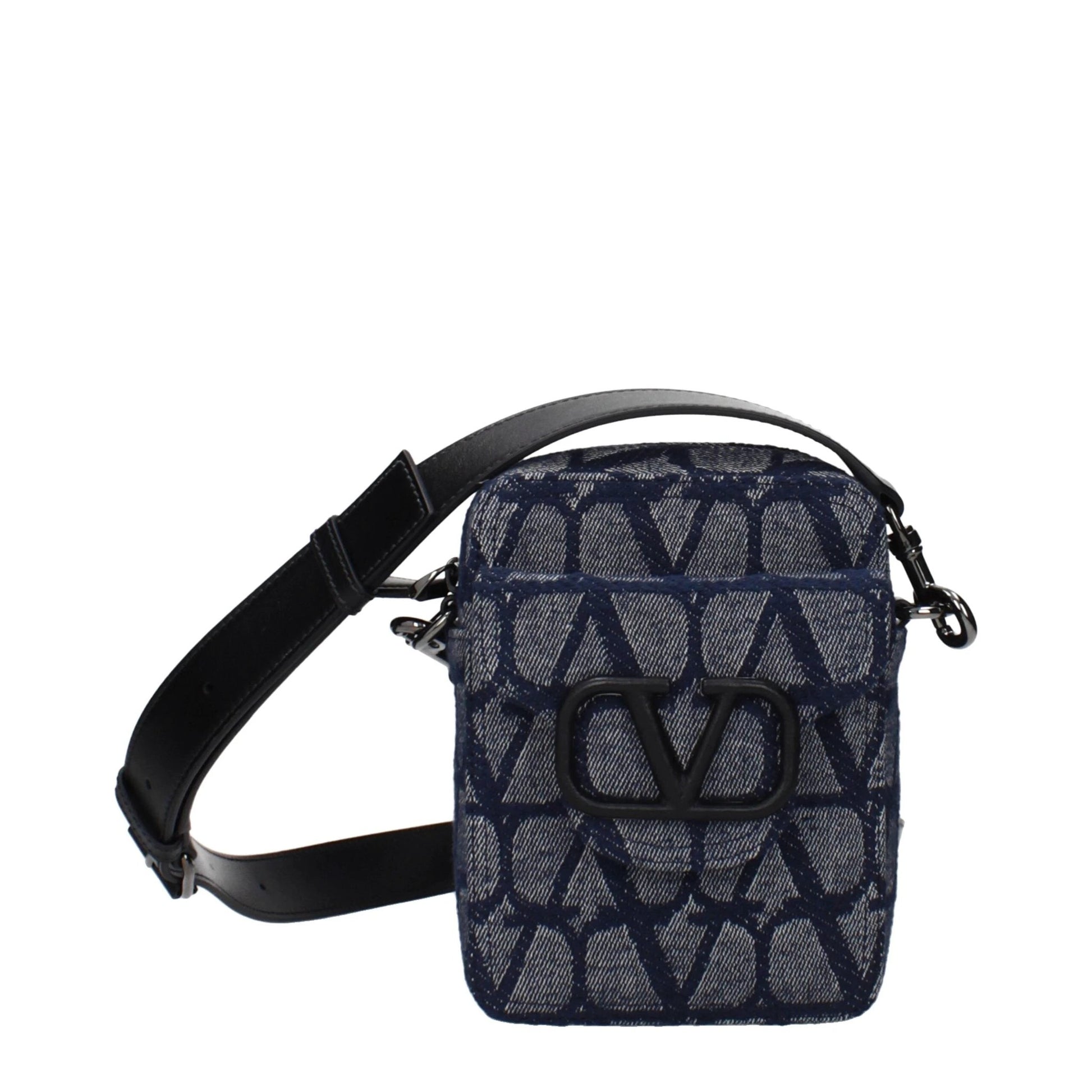Valentino Garavani Blaue Umhängetasche aus Stoff by Valentino Garavani