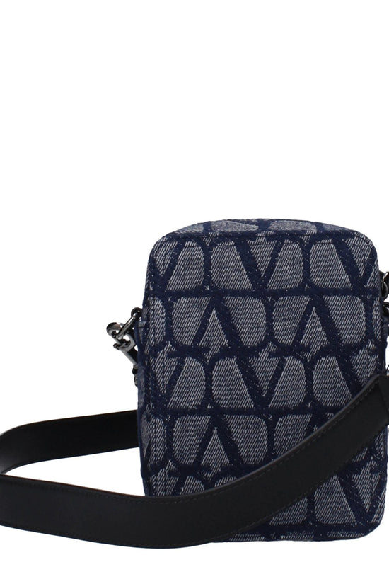 Valentino Garavani Blaue Umhängetasche aus Stoff by Valentino Garavani