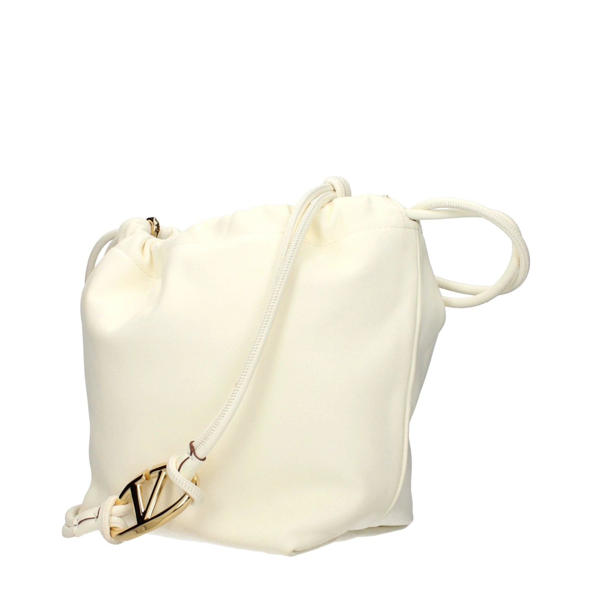 Valentino Garavani Schultertasche aus beigem Leder by Valentino Garavani