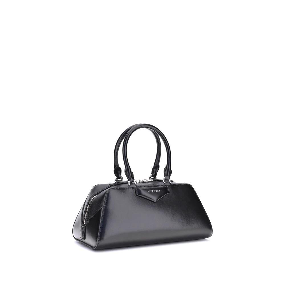 Givenchy Schwarze Kalbsleder Bos Taurus Handtasche by Givenchy
