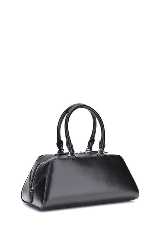 Givenchy Schwarze Kalbsleder Bos Taurus Handtasche by Givenchy