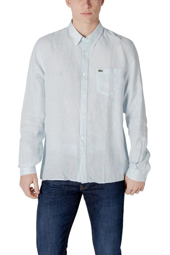 Lacoste Blaues Leinenhemd by Lacoste