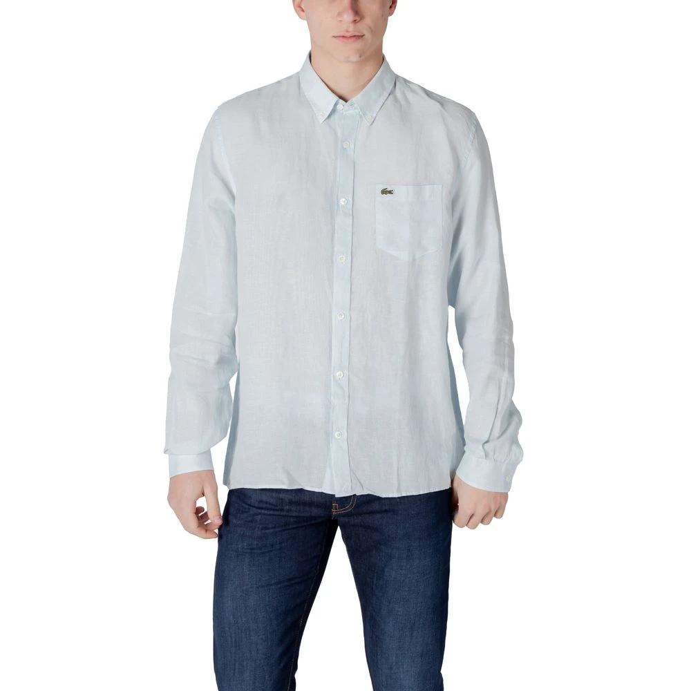Lacoste Blaues Leinenhemd by Lacoste