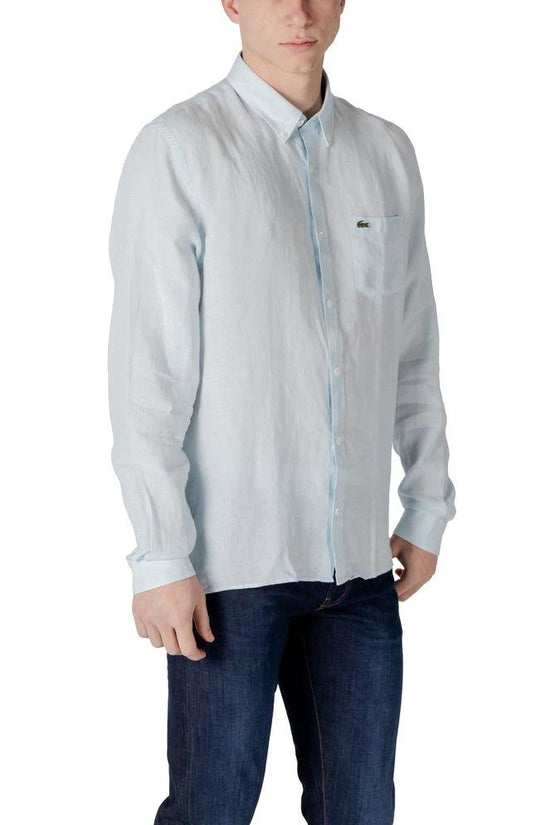 Lacoste Blaues Leinenhemd by Lacoste