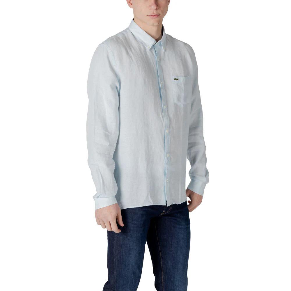 Lacoste Blaues Leinenhemd by Lacoste