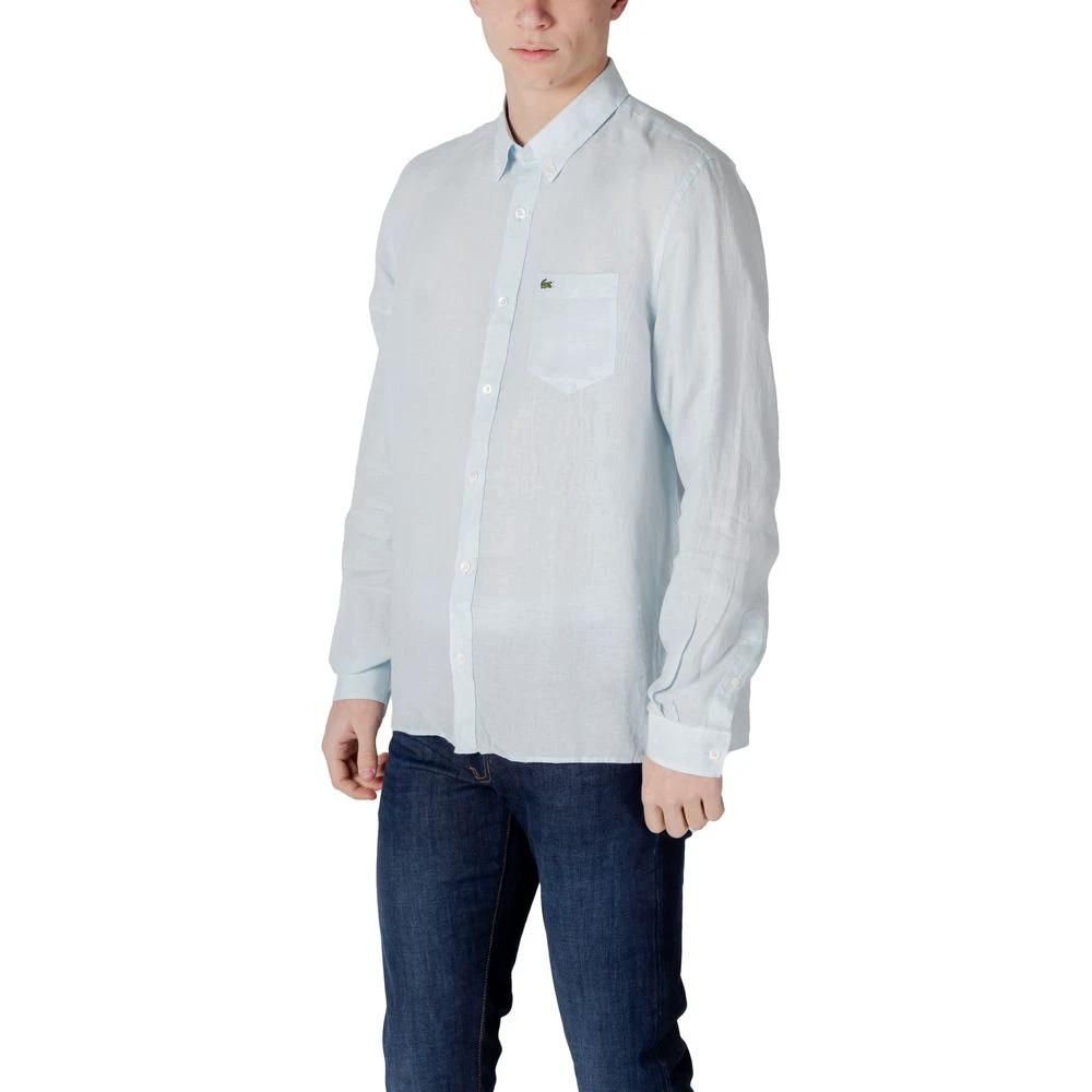 Lacoste Blaues Leinenhemd by Lacoste
