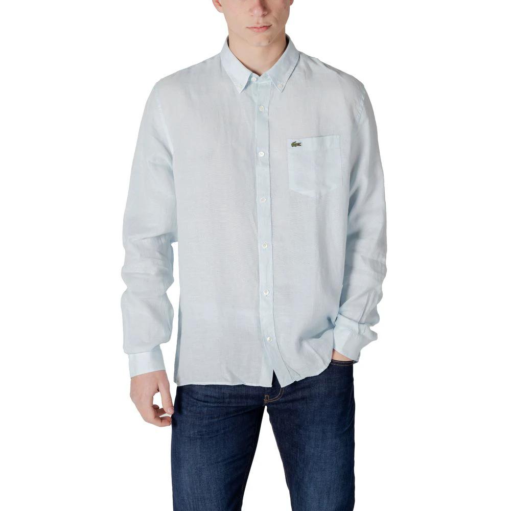 Lacoste Blaues Leinenhemd by Lacoste