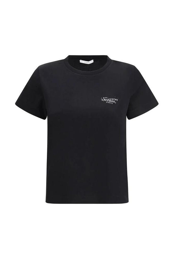 Givenchy Schwarzes Baumwoll-T-Shirt by Givenchy