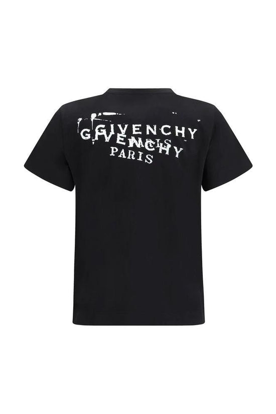 Givenchy Schwarzes Baumwoll-T-Shirt by Givenchy