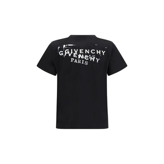 Givenchy Schwarzes Baumwoll-T-Shirt by Givenchy