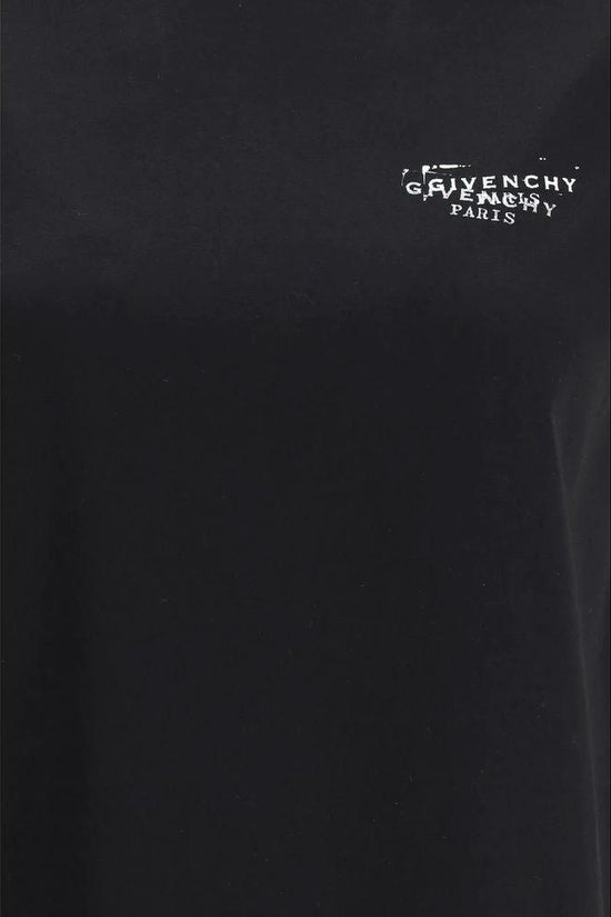 Givenchy Schwarzes Baumwoll-T-Shirt by Givenchy
