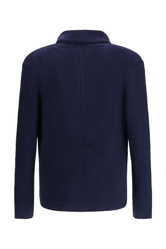 Brunello Cucinelli Blauer Baumwollcardigan by Brunello Cucinelli