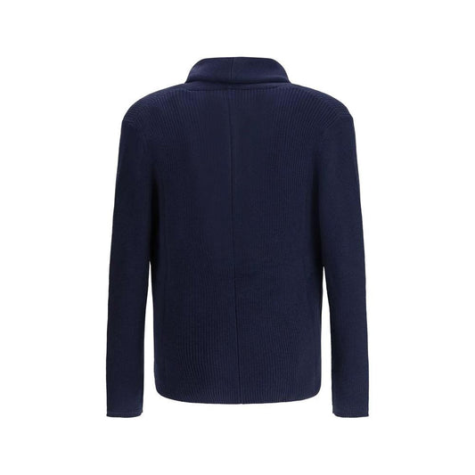 Brunello Cucinelli Blauer Baumwollcardigan by Brunello Cucinelli