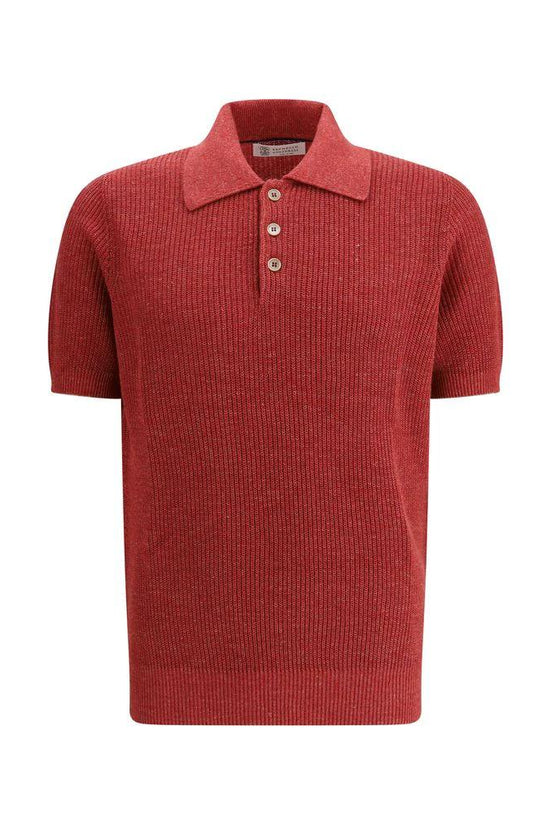 Brunello Cucinelli Cucinelli Mehrfarbiges Polo-Shirt aus Baumwolle by Brunello Cucinelli Cucinelli