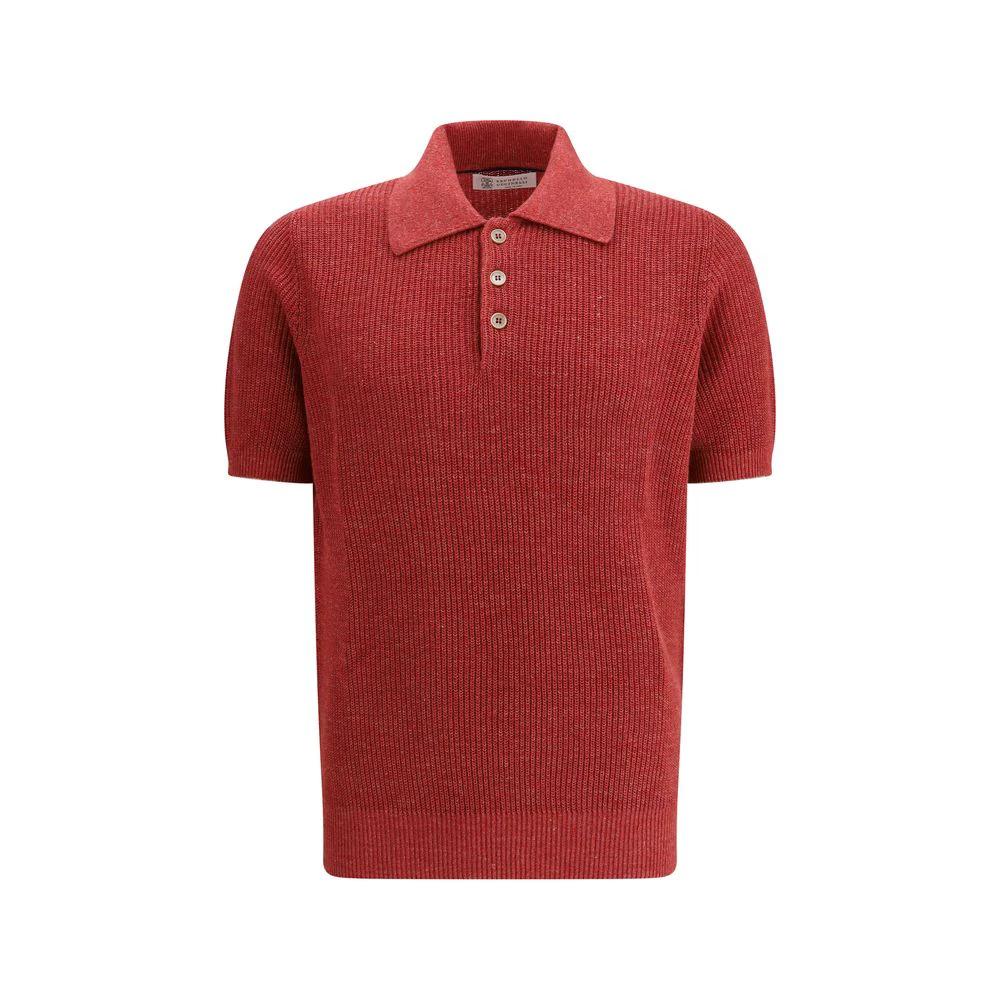 Brunello Cucinelli Cucinelli Mehrfarbiges Polo-Shirt aus Baumwolle by Brunello Cucinelli Cucinelli