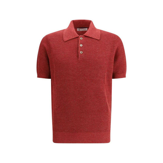 Brunello Cucinelli Cucinelli Mehrfarbiges Polo-Shirt aus Baumwolle by Brunello Cucinelli Cucinelli