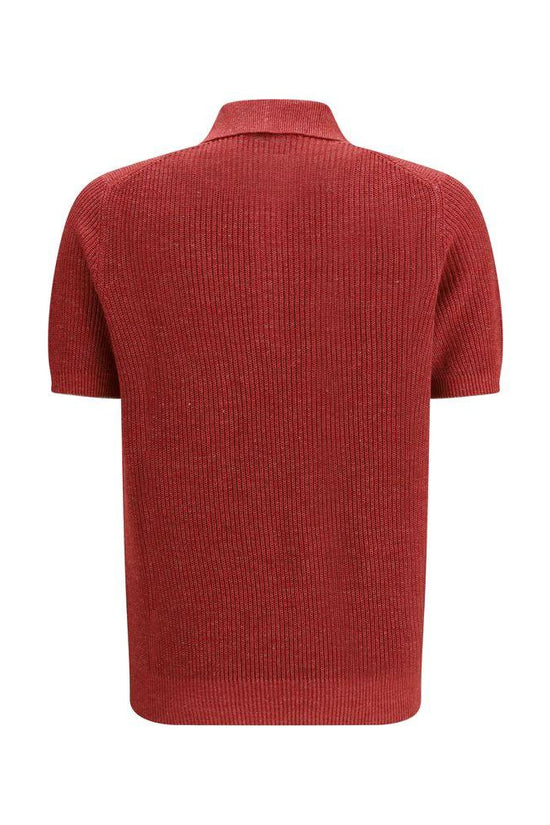 Brunello Cucinelli Mehrfarbiges Polo-Shirt aus Baumwolle by Brunello Cucinelli