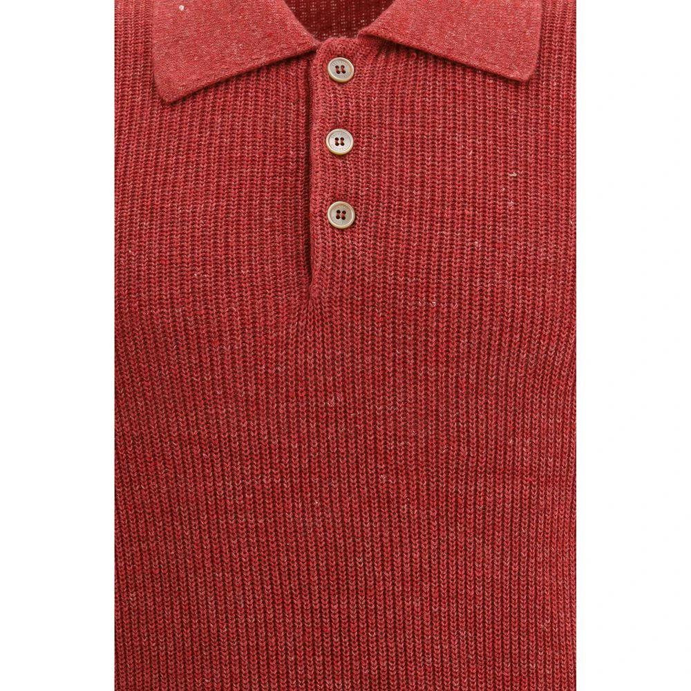 Brunello Cucinelli Mehrfarbiges Polo-Shirt aus Baumwolle by Brunello Cucinelli