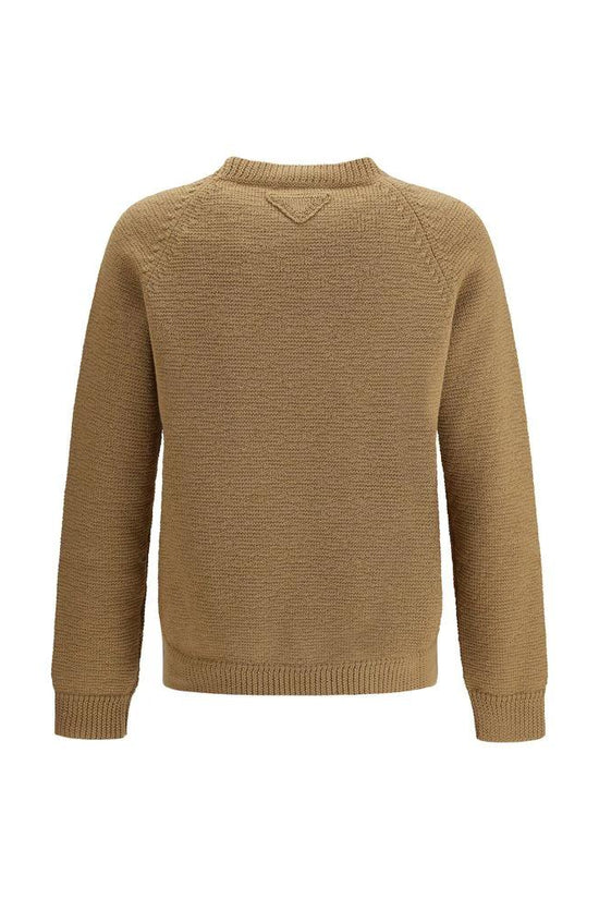 Prada Beige Woll-Sweatshirt by Prada