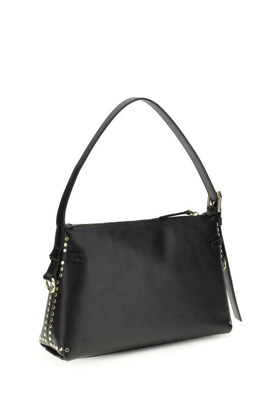 Givenchy Schwarze Bos Taurus Kalbsleder Schultertasche by Givenchy