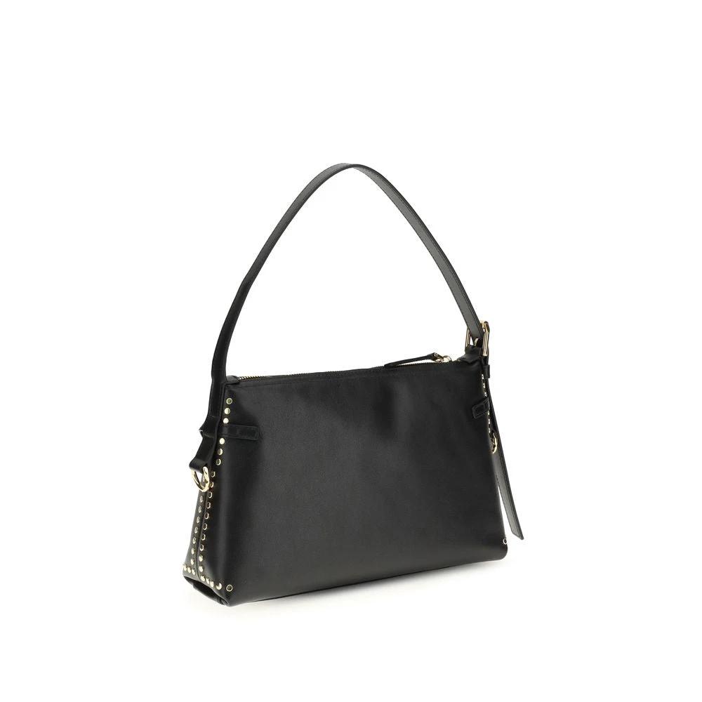 Givenchy Schwarze Bos Taurus Kalbsleder Schultertasche by Givenchy