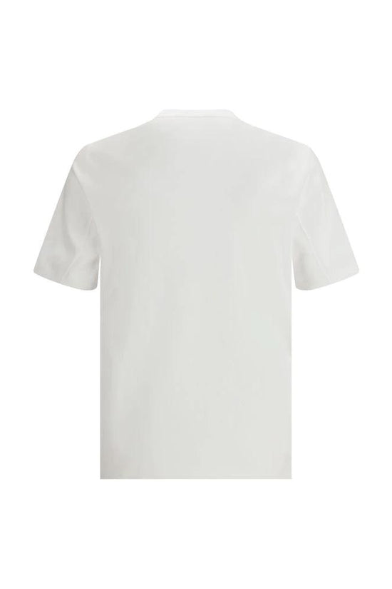 Brunello Cucinelli Weißes Baumwoll-T-Shirt by Brunello Cucinelli