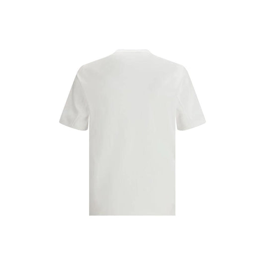 Brunello Cucinelli Weißes Baumwoll-T-Shirt by Brunello Cucinelli