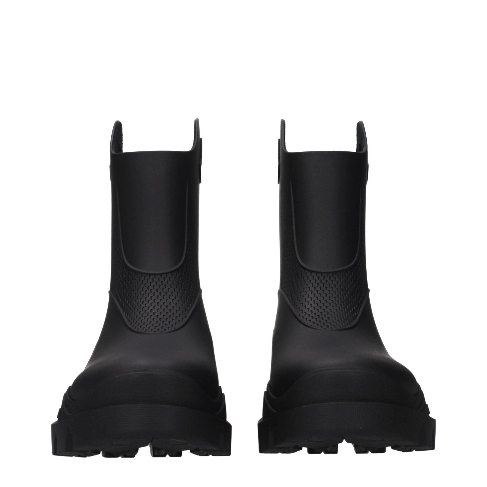 Moncler Schwarze Ankle Boots aus Baumwolle by Moncler