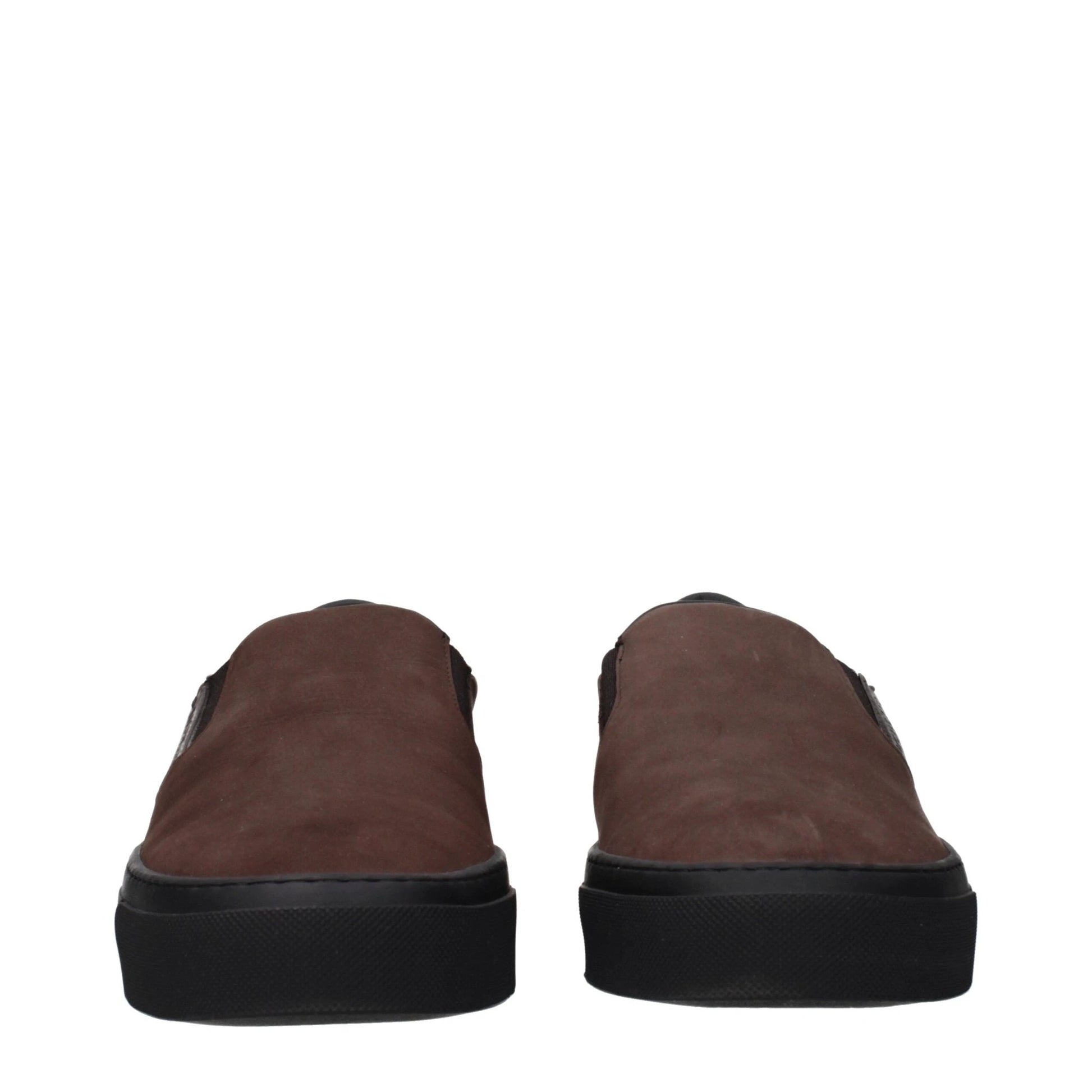 Moncler Braune Loafer aus Leder zum Hineinschlüpfen by Moncler