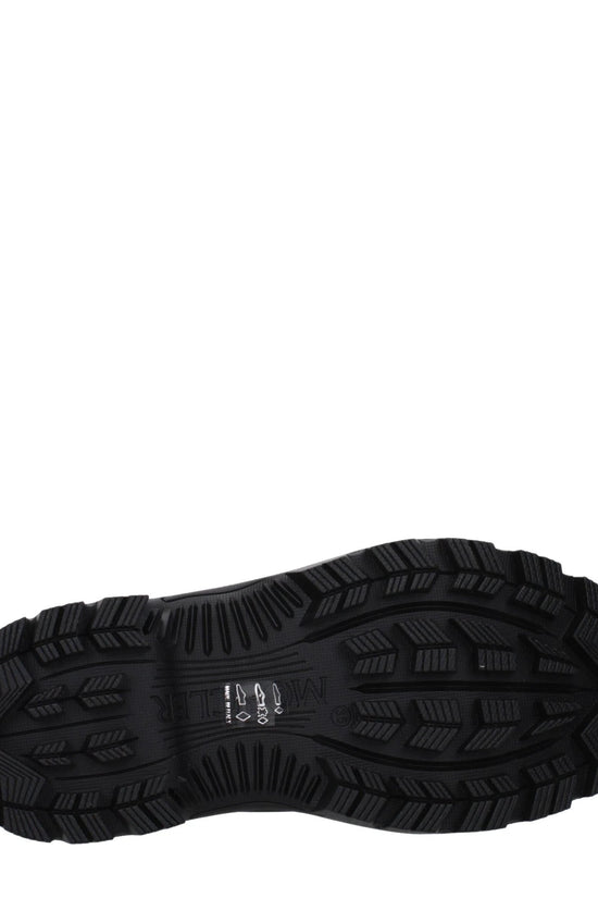 Moncler Schwarze Ankle Boots aus Baumwolle by Moncler