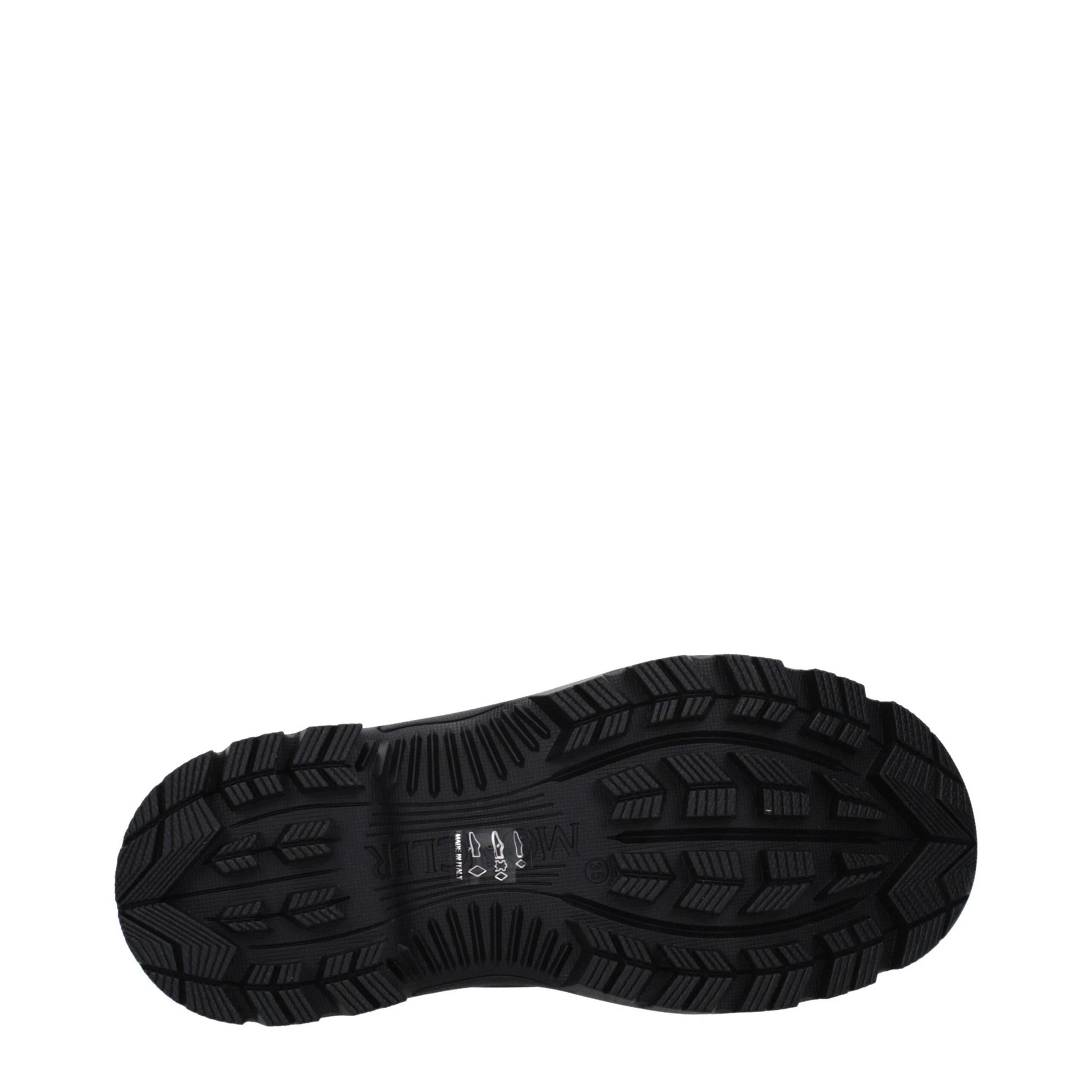 Moncler Schwarze Ankle Boots aus Baumwolle by Moncler