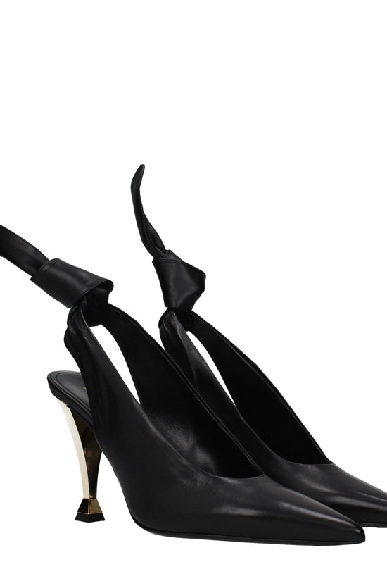 Givenchy Schwarze Leder Pumps mit hohem Absatz by Givenchy