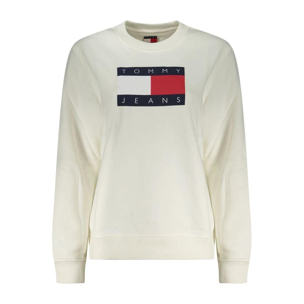 Tommy Hilfiger Bianco Baumwoll-Sweatshirt für Damen by Tommy Hilfiger